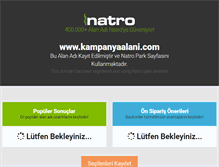 Tablet Screenshot of kampanyaalani.com